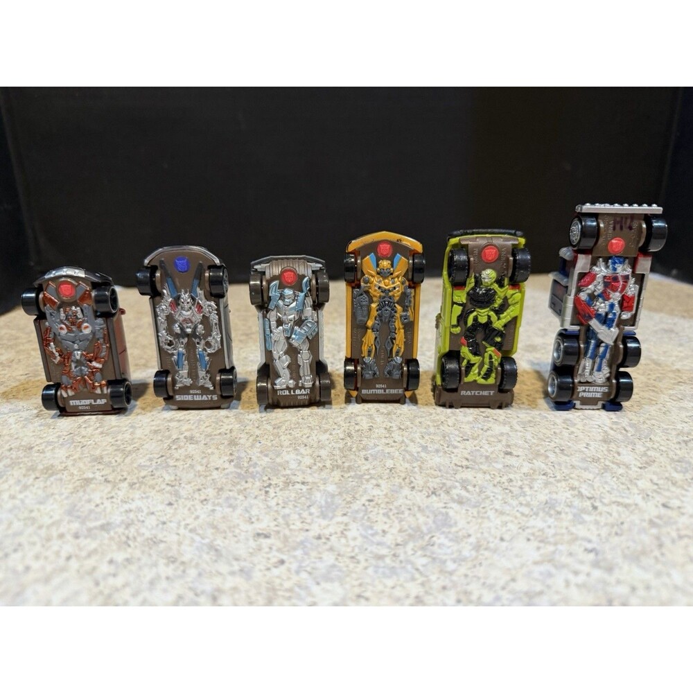 Transformers RPM Lot of 6 Optimus Prime Bumblebee Ratchet Sideways 2009